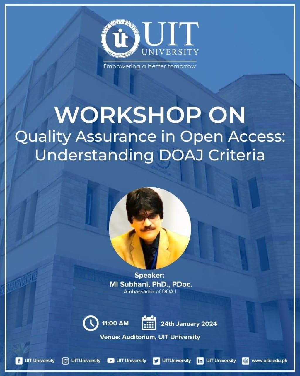 Unlocking Quality in Open Access